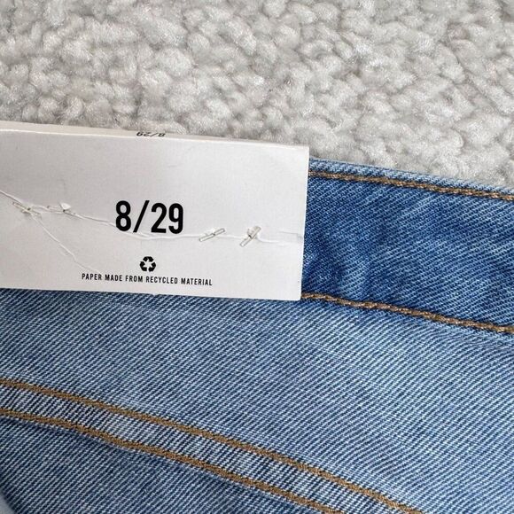 Kensie True Vintage The Slim Patchwork High Rise Jeans 8/29 New - Picture 4 of 9